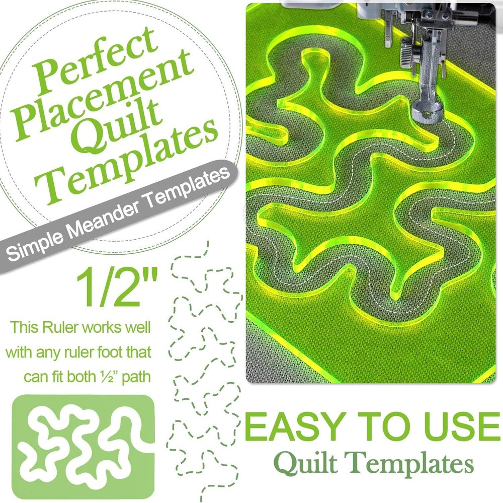 Using Quilting Templates Rulers,Quilting for Machine...