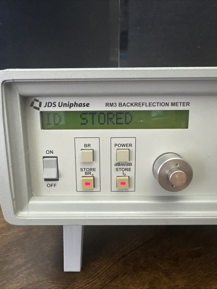 JDS Uniphase RM3 Back Reflection Meter 1650nm Source RM3850+1FA7