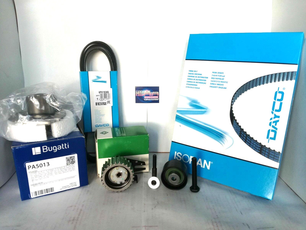 INA DISTRIBUTION KIT + WATER PUMP + SERV BELT. FOR ALFA ROMEO 156 (932)1.9