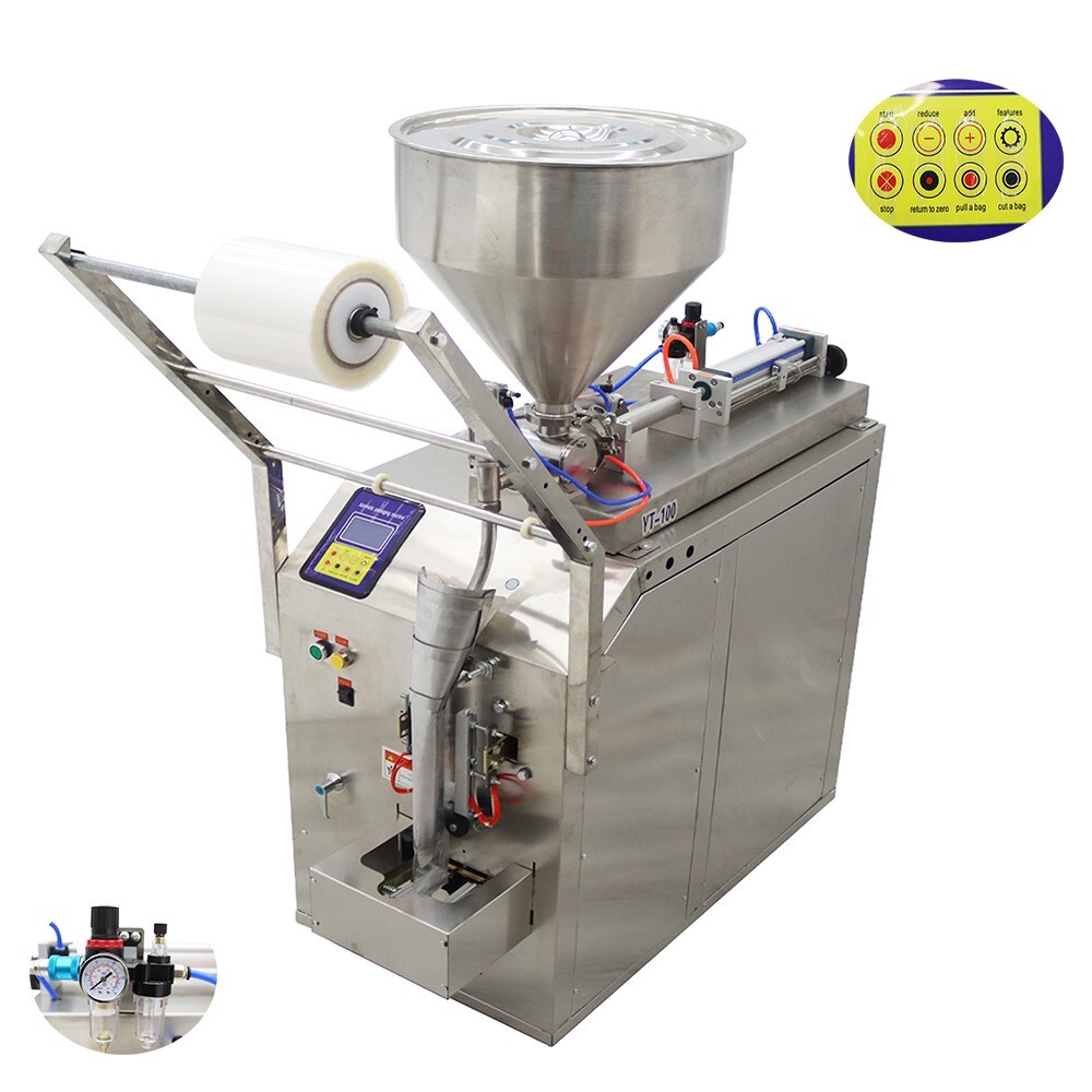 TECHTONGDA Auto Liquid Paste Filling Packaging Machine Quantitative Filler0.68hp
