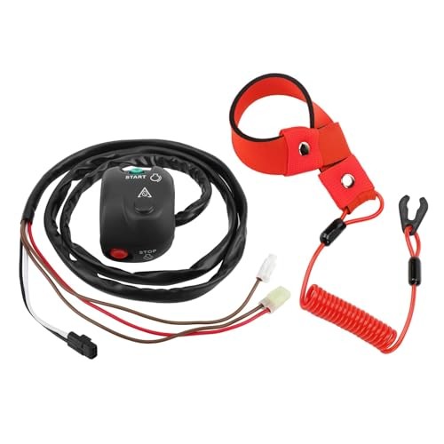 F0D-68310-01-00 Handlebar Start Stop Kill Switch Box Aassy & Safety Lanyard