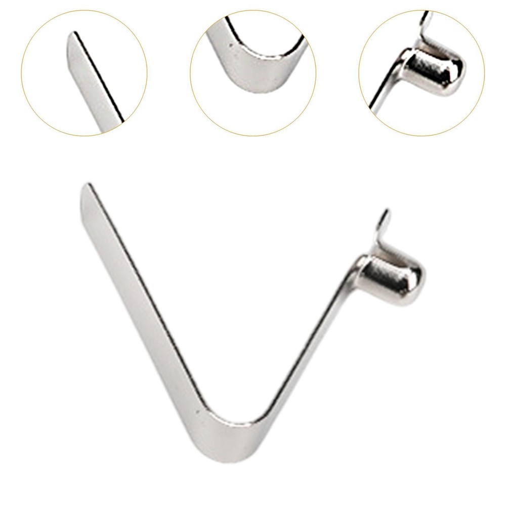 100 Pieces Kayak Paddle Spring Snap Clips Tent Pole Push Button Spring Clips
