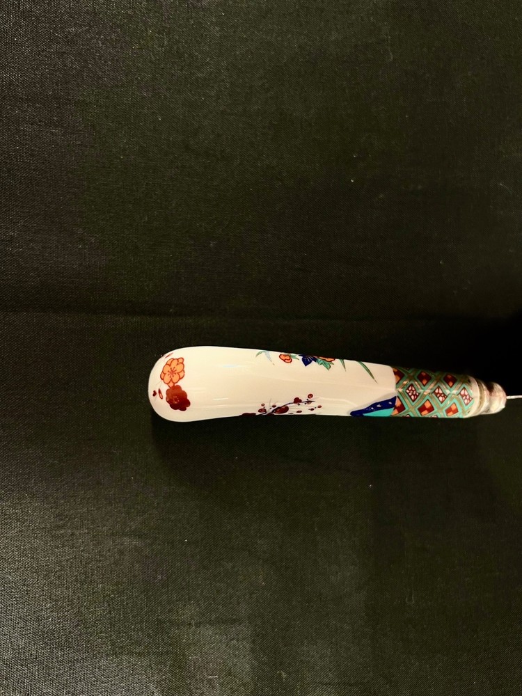 Prill Sheffield Porcelain Handled Cheese Spreader