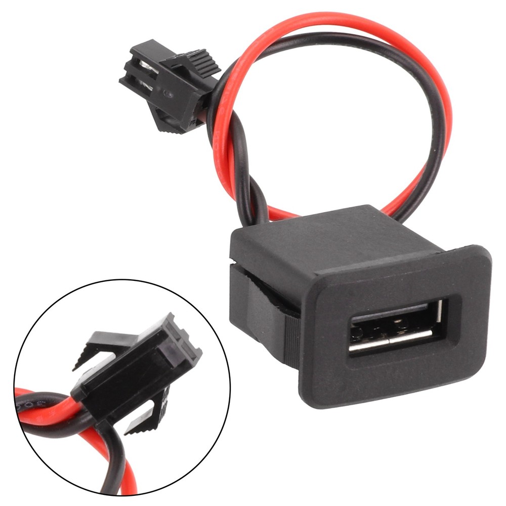 High Universality USB Female Base 2P Socket Compatible with Most Models