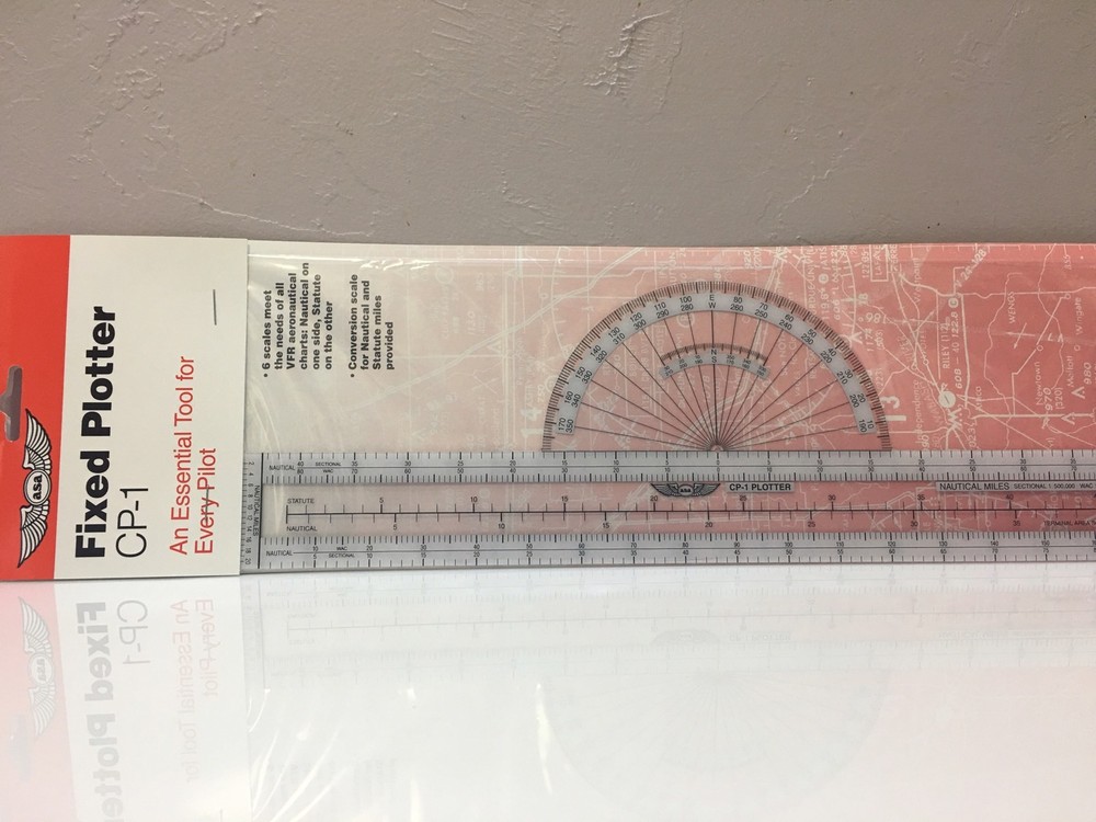 ASA FIXED CHART PLOTTER  VFR Sectional  WAC  Terminal p/n ASA-CP-1