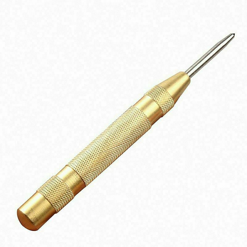 2 Super Strong Automatic Centre Punch Adjustable Spring Loaded Metal Drill TooL