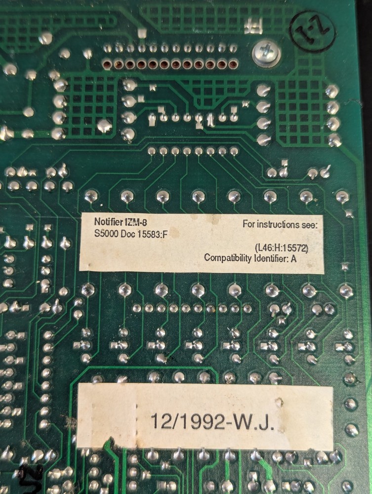Notifier IZM-8 Fire Alarm Initiating Zone Expander Module