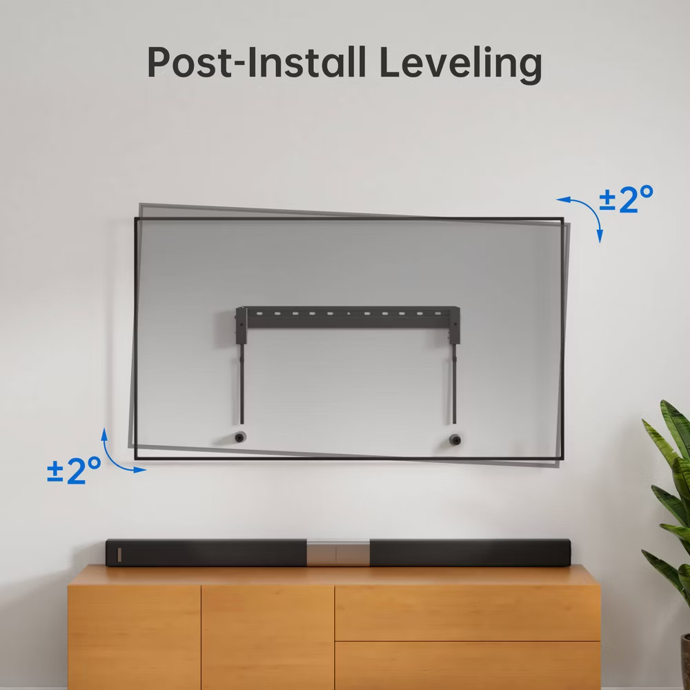 ErgoAV Large Fixed TV Mount 32"- 90"TVs