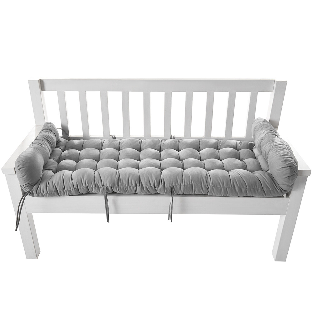 Chaise Lounge Cushion 49" 61" Indoor Outdoor Rocking Chair Sofa Cushion w/ Ties