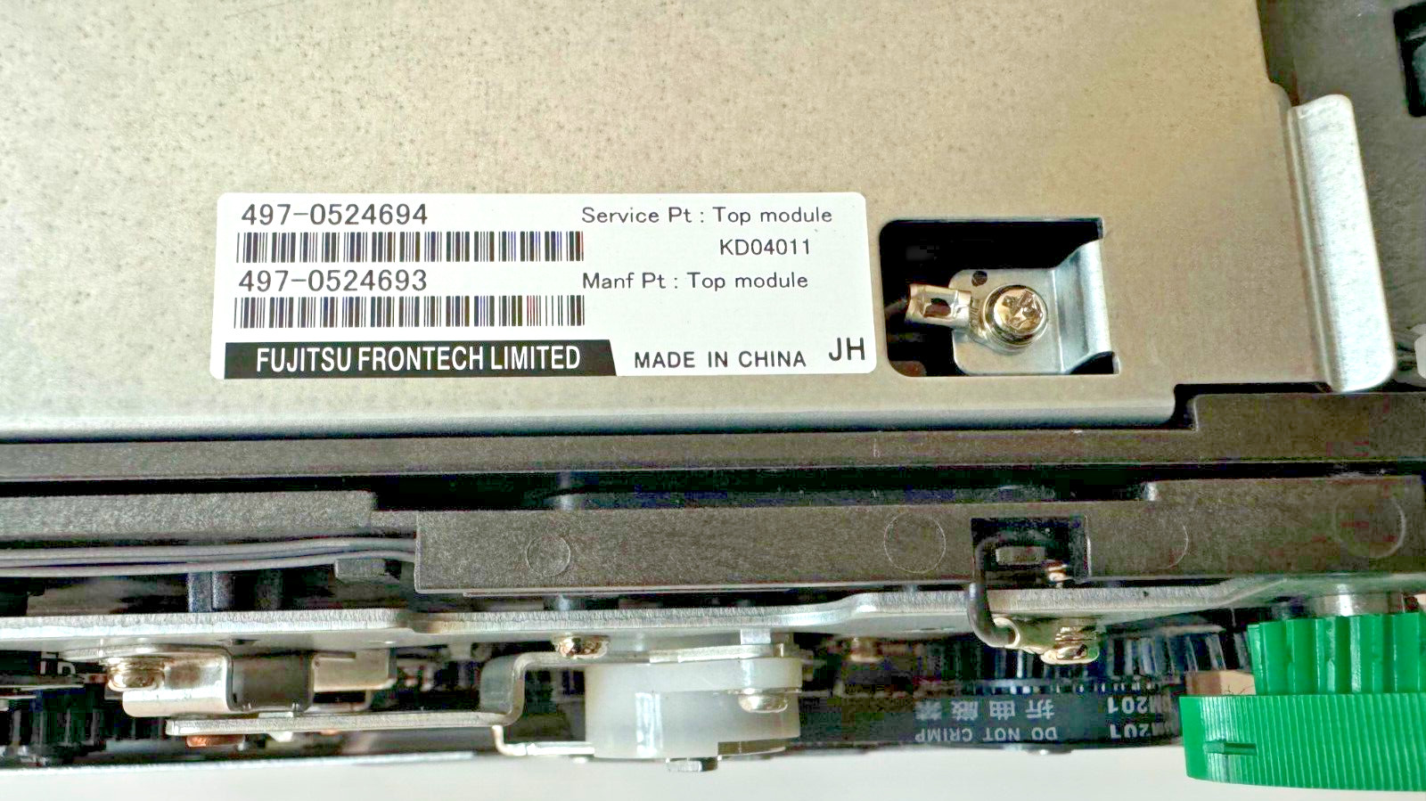 KD04011-C201 497-0524693 Fujitsu GSR50 Bunch Acceptor Top Module Frontech MINT!