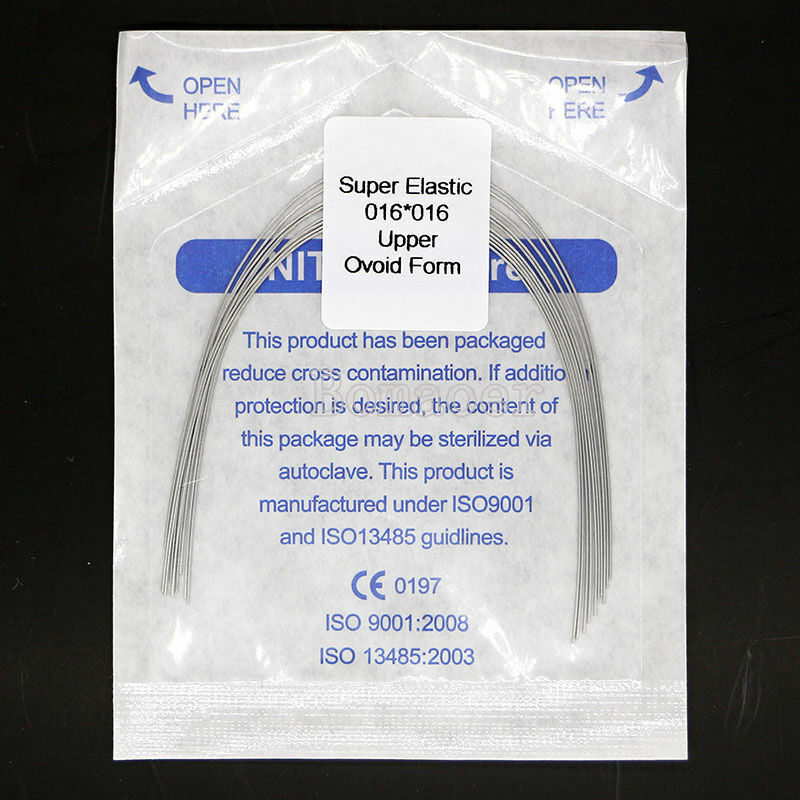 1 Pack Dental Orthodontic Super Elastic Rectangular Arch wires 0.016×0.016 upper