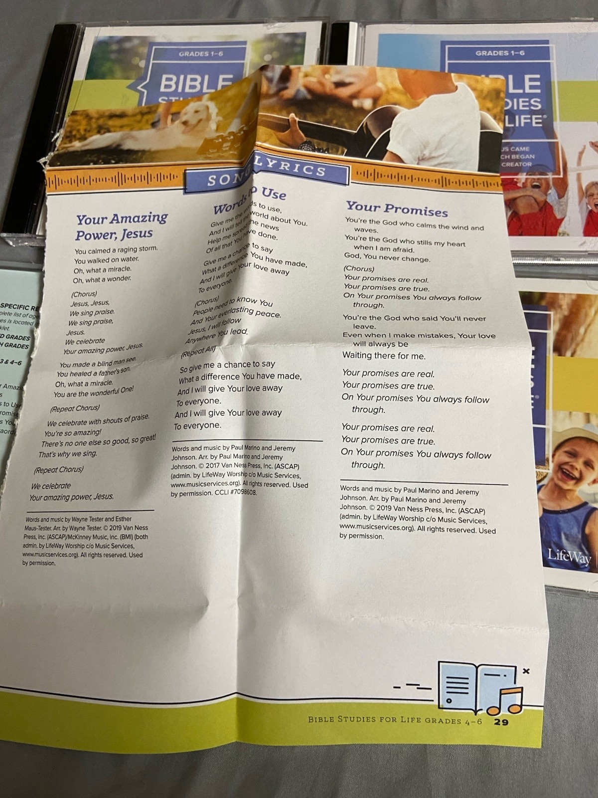 Lifeway Bible Studies For Life CD Lot Of 6 Christian Studies Grades 1-6