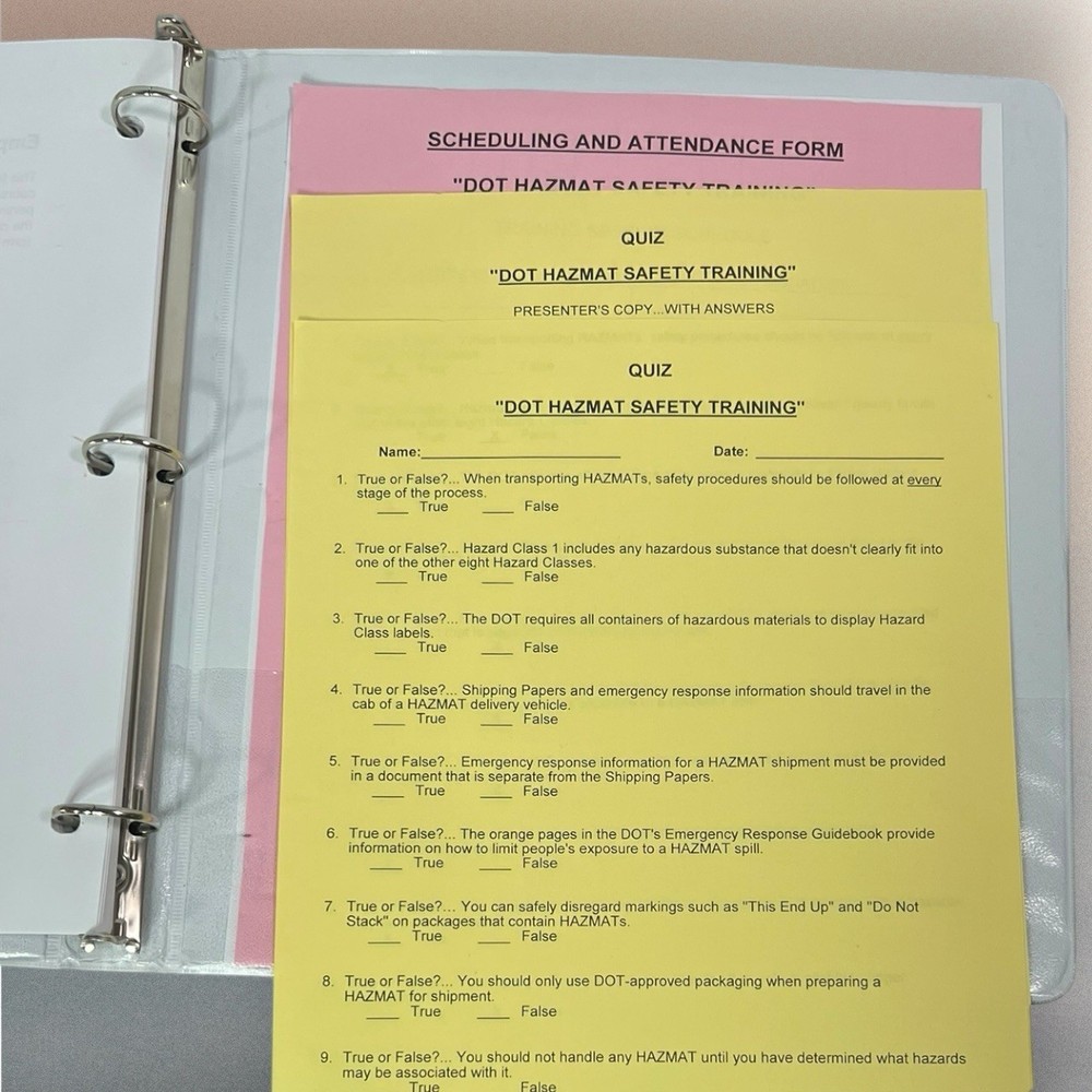 Marcom DOT Hazmat Safety Training Video/DVD Training Program, Shipped Next Day..