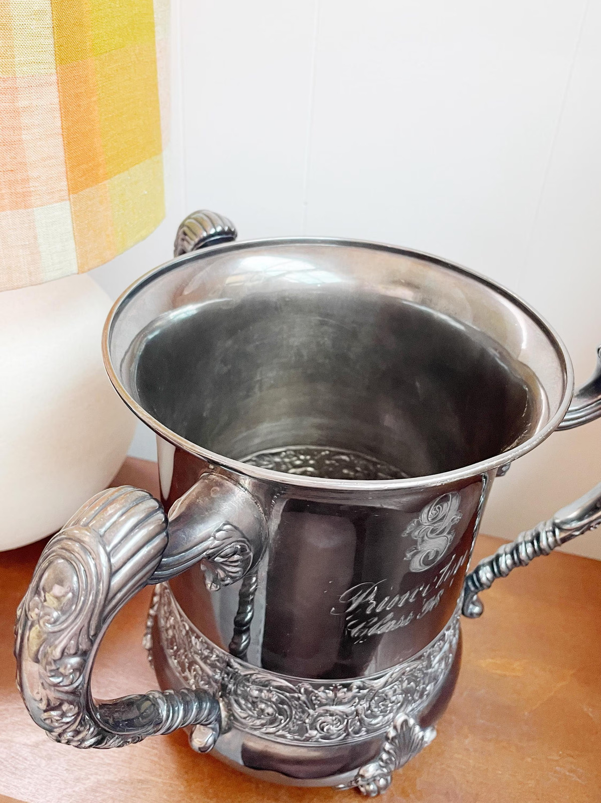 Antique 1898 Silverplated Princeton University Trophy