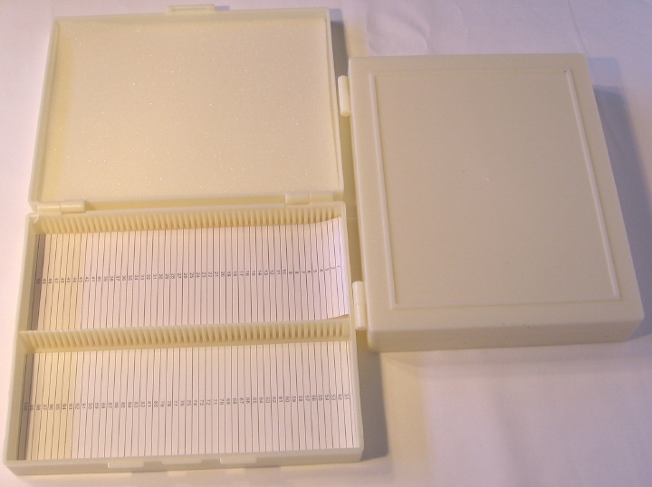 Microscope Slides Storage Transport Box Case 100 Slides