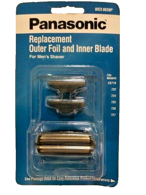 Panasonic WES9839P Men's Electric Razor Replacement Inner Blade & Outer Foil Set