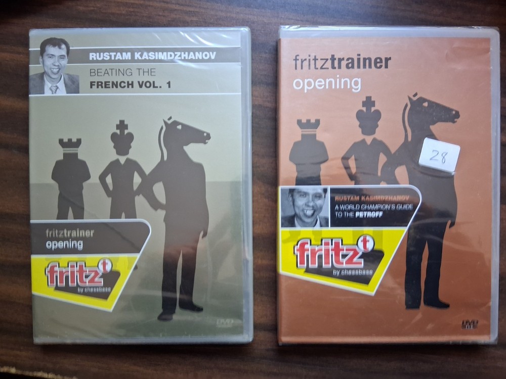 Rustam Kasimdzhanov - 5 Assorted DVD ROM's for Chess Training