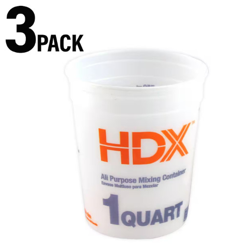 1 Quart Natural Paint Bucket 3Pack