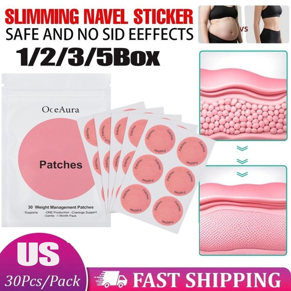 Extra Strong Slimming Patches Weight Loss Diet Aid Detox Slim Pad Fat Burner USA
