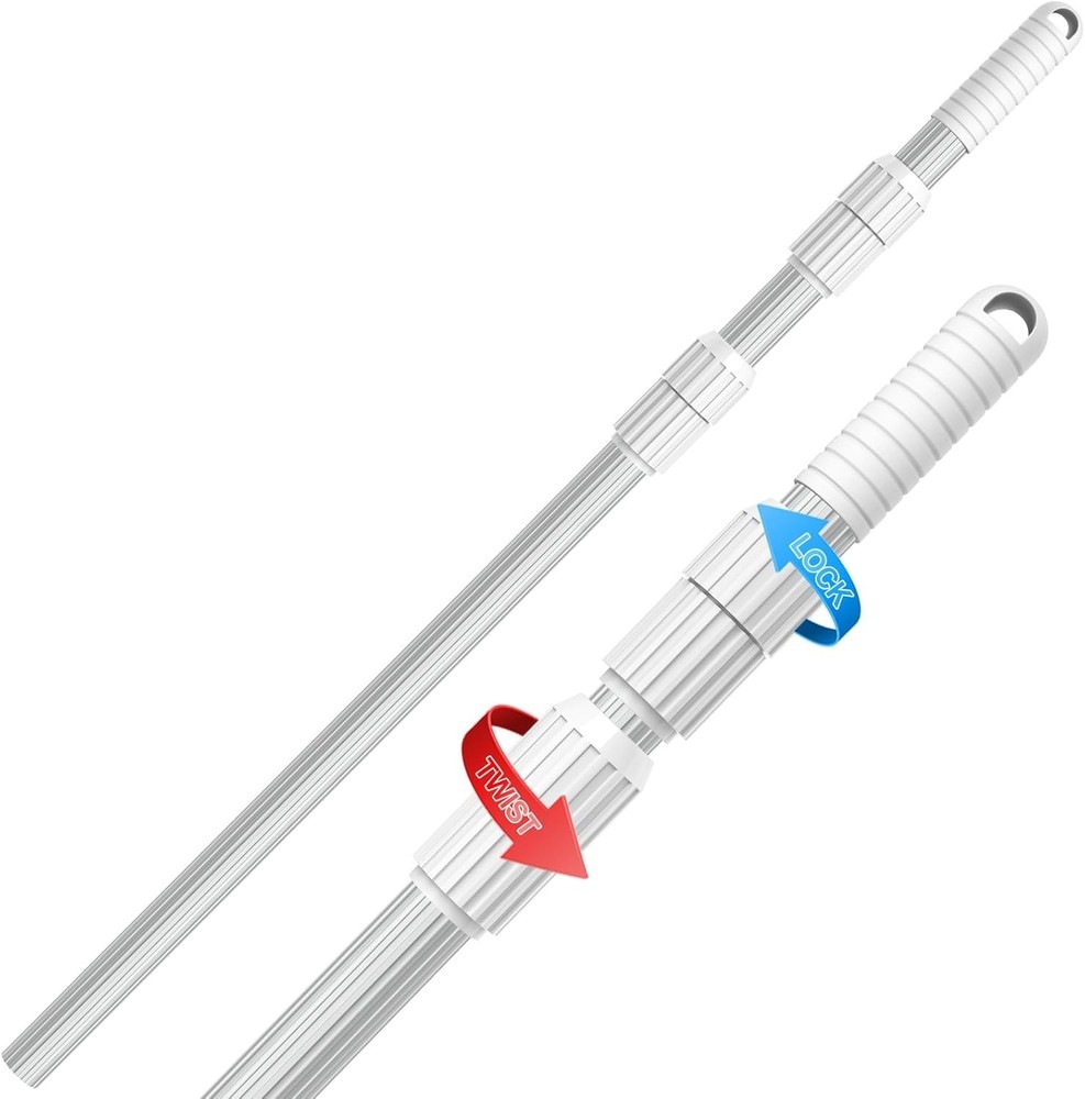 15ft Professional Pool Cleaning Pole Aluminum
