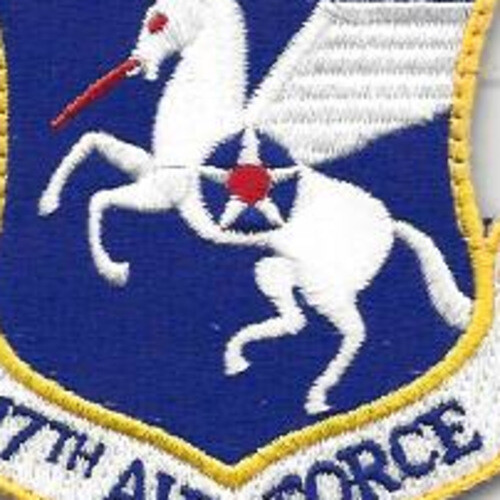 17th Air Force Shoulder Patch Hook And Loop