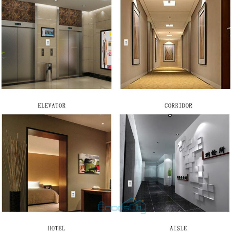 Body Infrared Motion Sensor Switch Detector LED Lamp Light Control Wall Mount