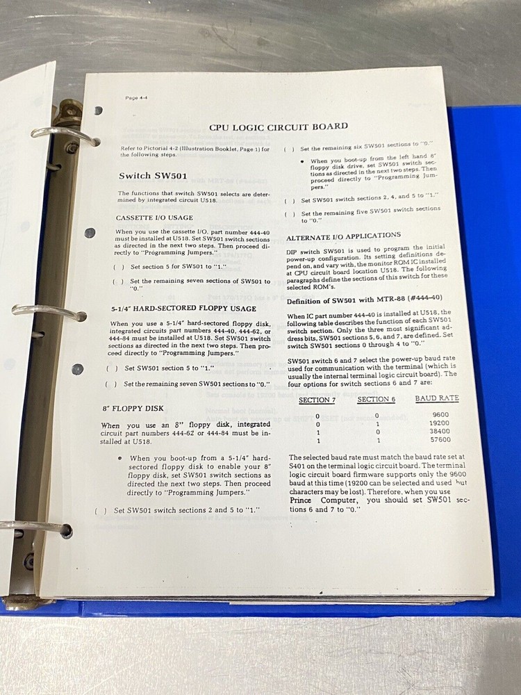 PYE Unicam PU 9007 Data Control station - Users Guide / Instruction Manual
