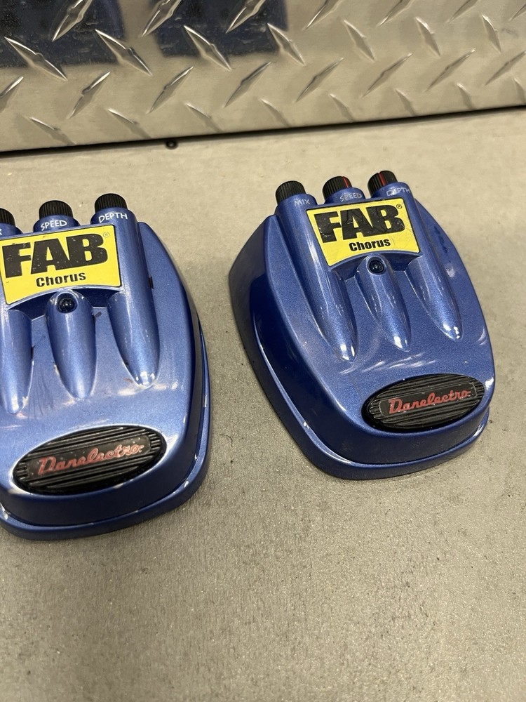 Untested Danelectro FAB Chorus Guitar Effects Pedal