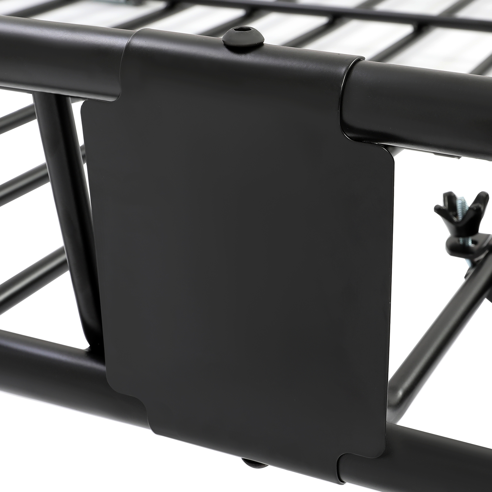 64" Universal Black Roof Rack Cargo Carrier w/ Extension Luggage Hold Basket SUV