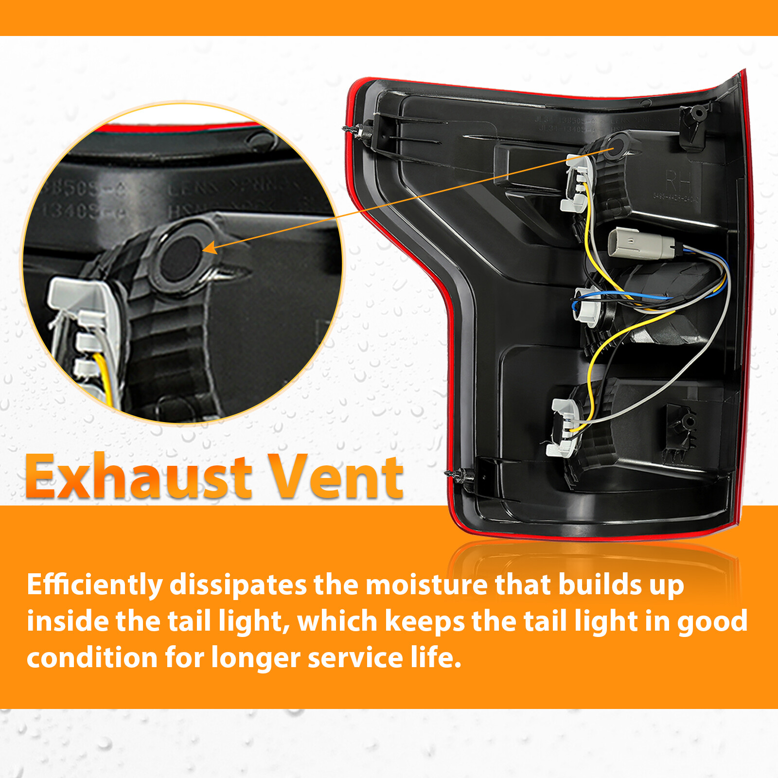 For 2018-2020 Ford F150 F-150 Rear Tail Lamp Light RH Side Replace JL3Z-13404-H