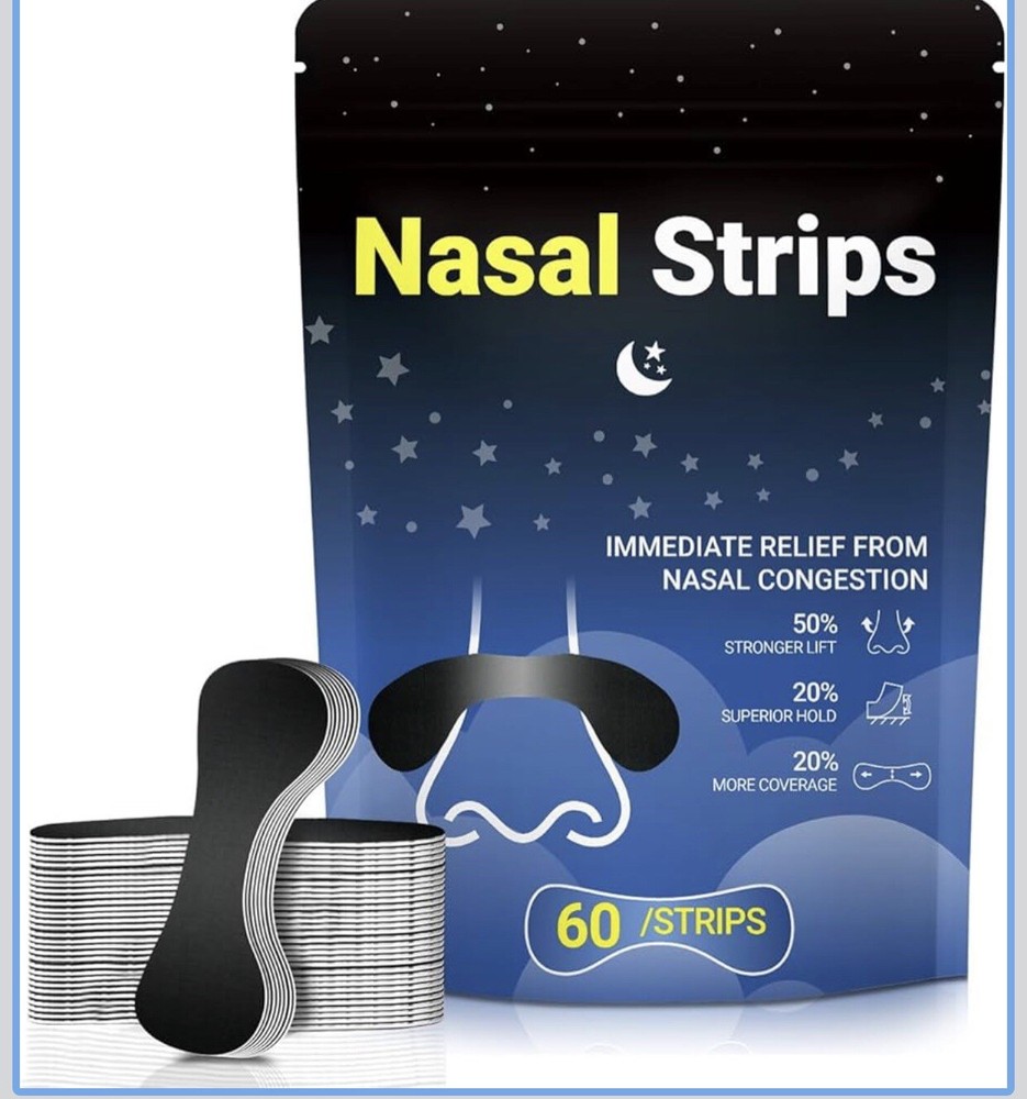 60 PCs Nose Strip For Snoring
