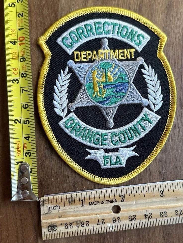 Orange County Florida Corrections Department Shoulder Badge Patch