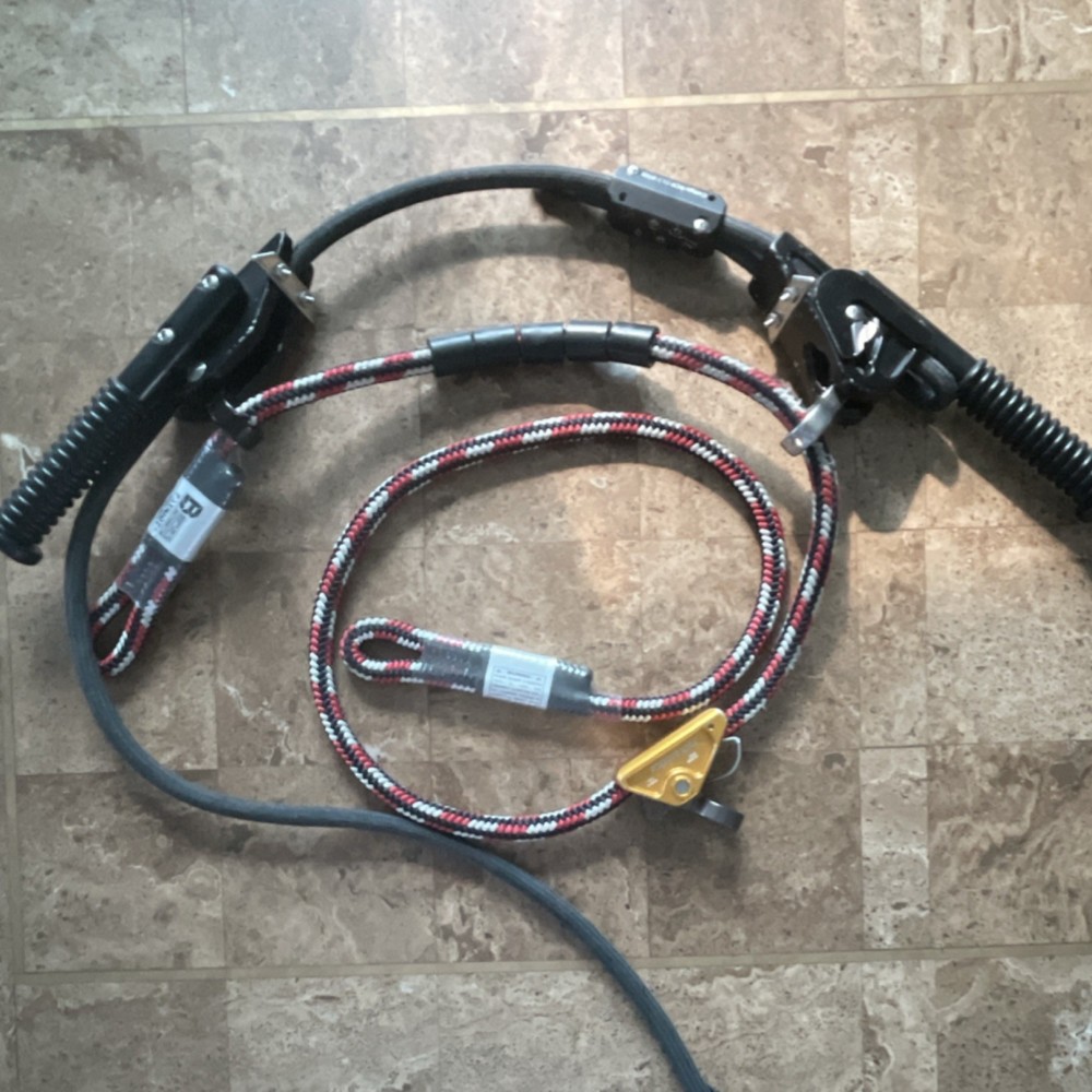 Bashlin belt & Climbing Spike, with rope and fall restraints