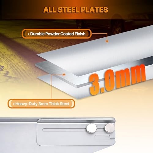 Toe Alignment Tool with 2 Tape Measures & Digital Angle Finder for Accurate Whee