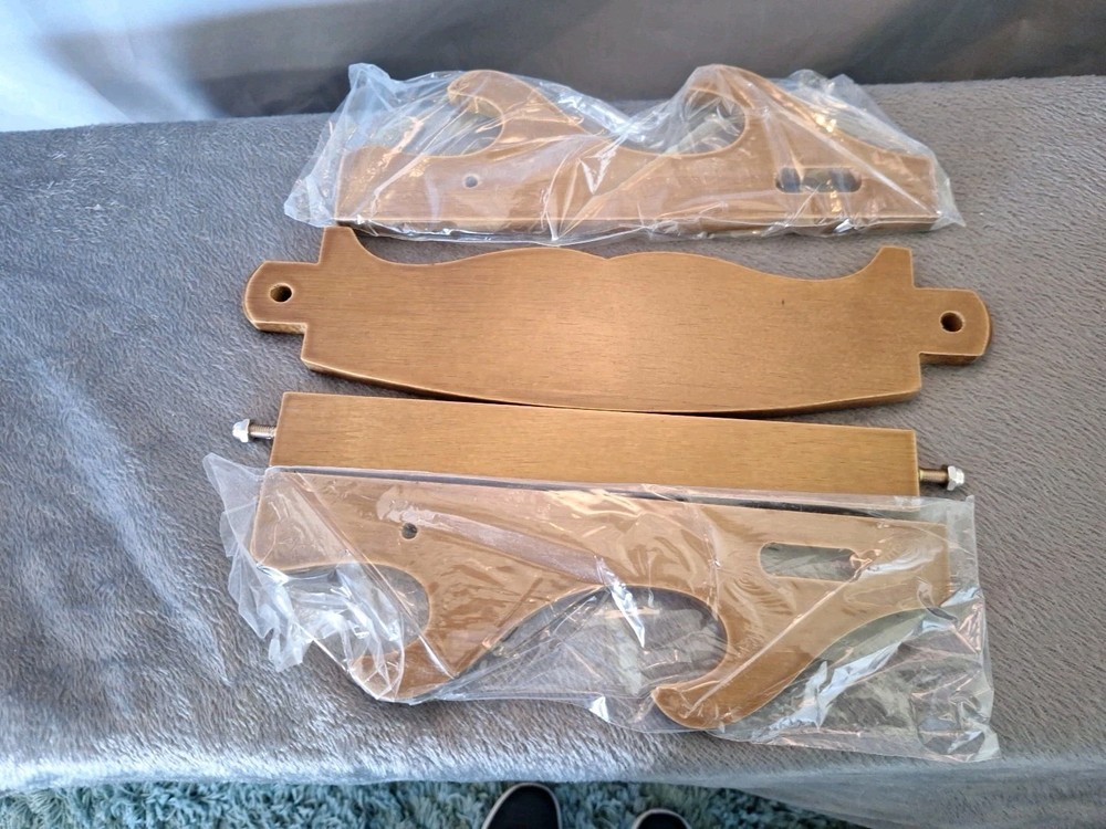2 Layer Wood Made Wall Mount Bracket Samurai