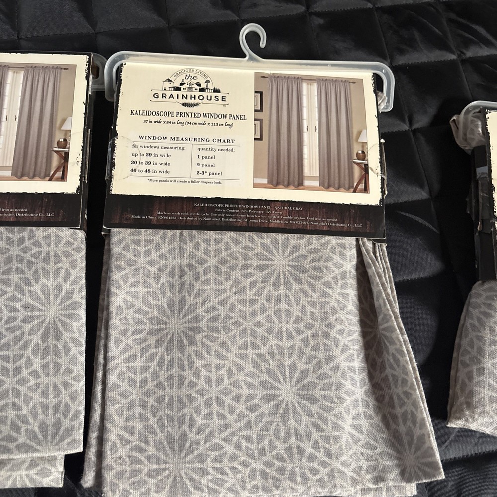 Three Grainhouse Window Panels 37”x84”