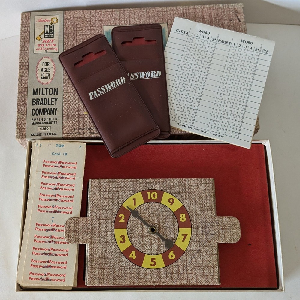 Vintage Game Password 1970