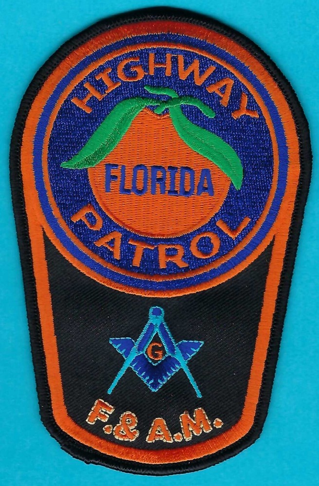 FLORIDA HIGHWAY PATROL MASONIC LODGE SHOULDER PATCH