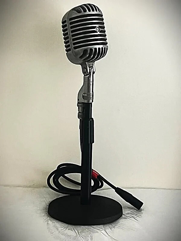 Rare 1940's Bogen "Fatboy" Model U10X Dynamic Microphone, 100% original, working