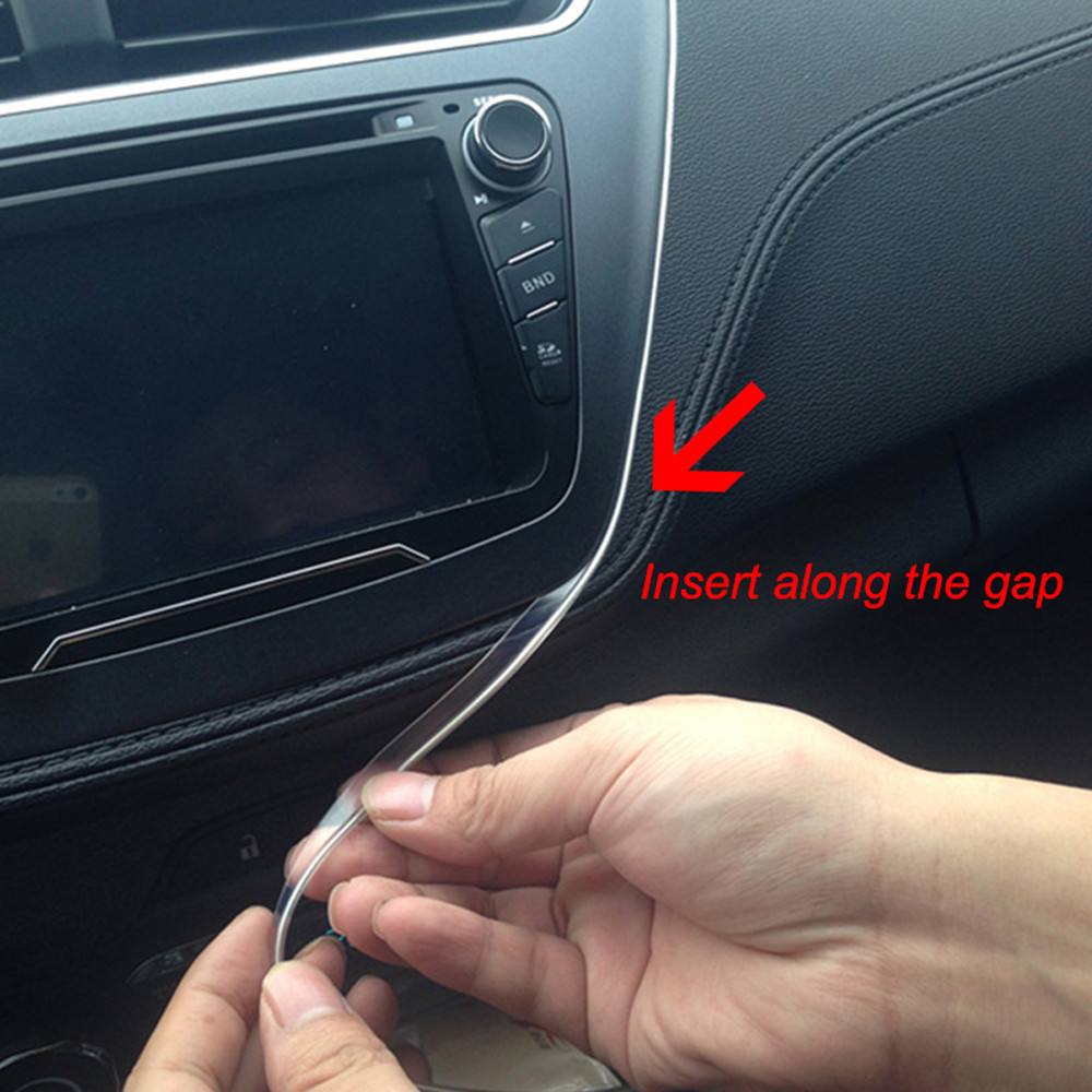 RGB Multi-Color LED Car Interior Strips Bluetooth APP Control Atmosphere Light