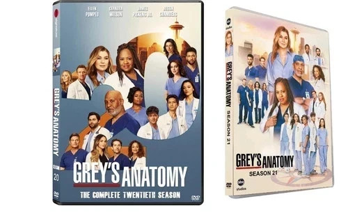 Grey’s Anatomy TV Series Complete Seasons 20-21 ( DVD Set ) region 1 New.