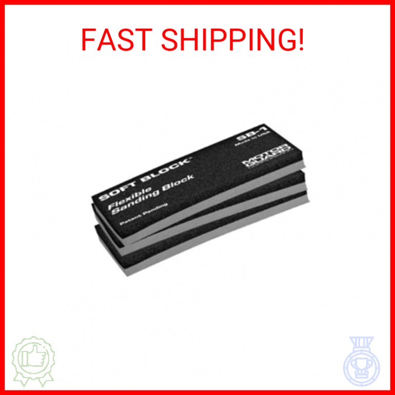 Soft Block® Flexible Sanding Block - 3-pk