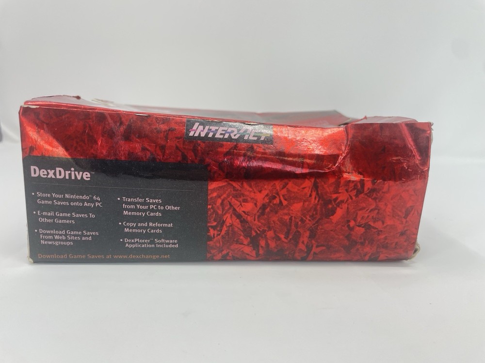 InterAct DexDrive Game Save Exchange System for Nintendo 64 Complete in Box