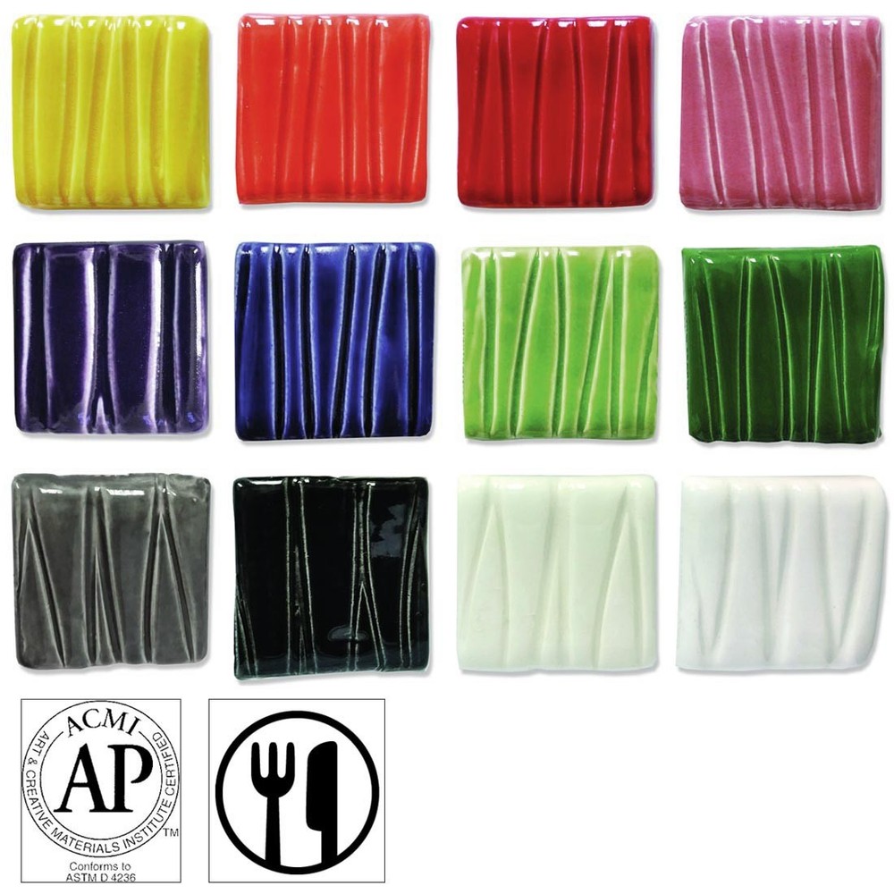 Speedball Low Fire Earthenware Glazes 12-Pint Set