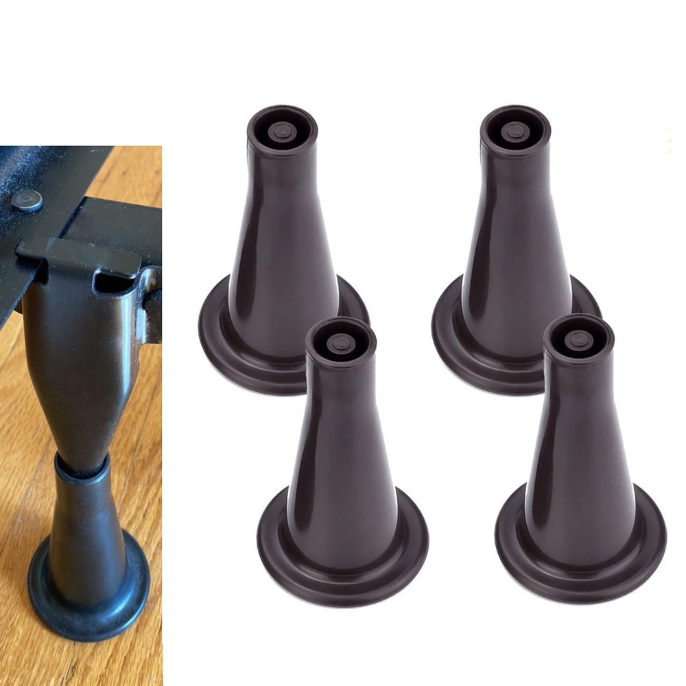 Replacement Plastic Bed Frame Feet, 3-5/8" Bed Frame Glide Leg to Replace Whe...