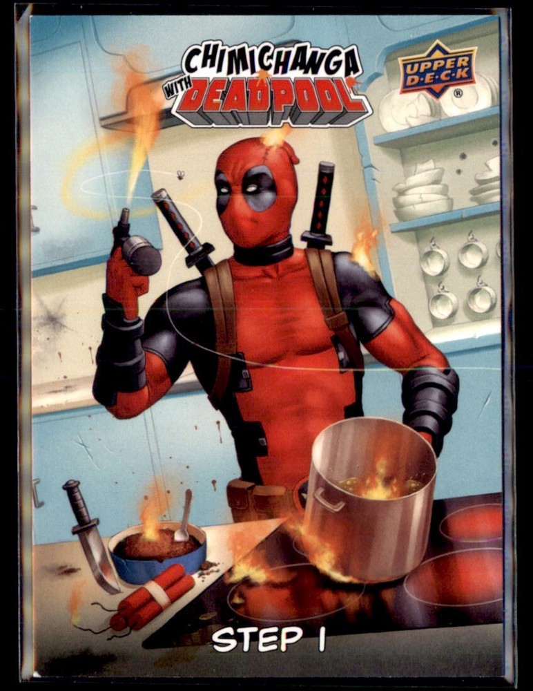 2019 Upper Deck Marvel Chimichangas with Deadpool Complete Set 8 Cards Inserts