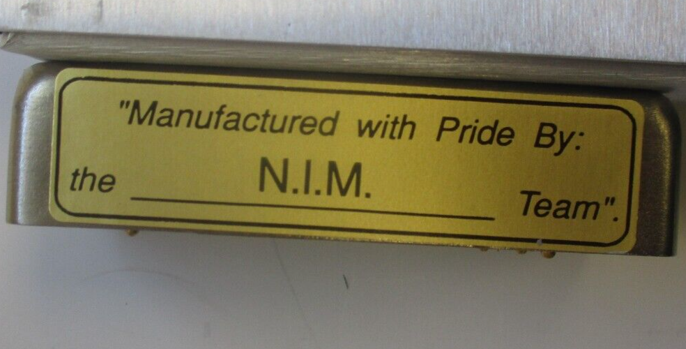 CANBERRA MERION TECHNOLOGIES AMPLIFIER SPECTROSCOPY AMP/TSCA MODEL 2015B