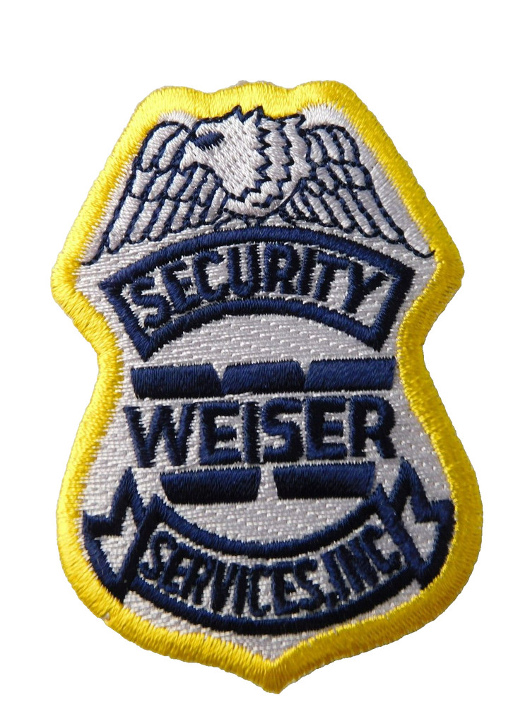 WEISER SECURITY SERVICES VINTAGE PATCH GUARD SHOULDER CREST