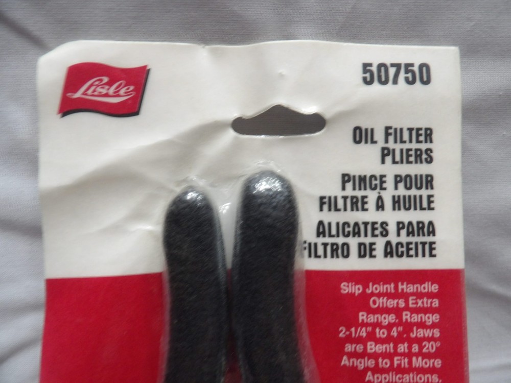 Lisle Oil Filter Pliers #50750