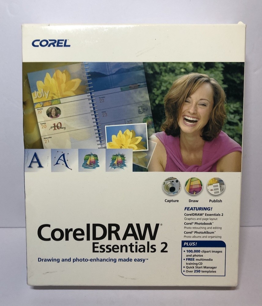 Corel Drawing Essentials 2 Windows ESS2ENGPC Photo Editing Suite Program
